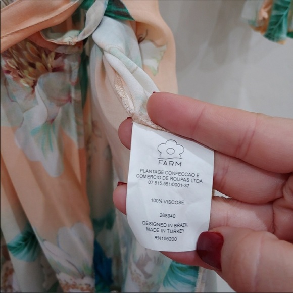 🆕NWT Farm Rio Wrap Dress -Anthropologie exclusive - Picture 7 of 8